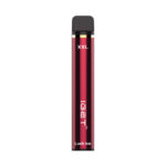 Disposable Vape Pen with a Red-to-black Gradient and Black Mouthpiece Labeled Xxl and Iget Flavor Lush Ice - Australia E-cigarette Store