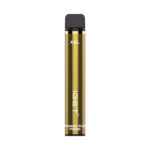 Gold Vape Pen with Black Mouthpiece Xxl Branding Flavor Text passion Fruit Mango at the Bottom - Australia E-cigarette Store